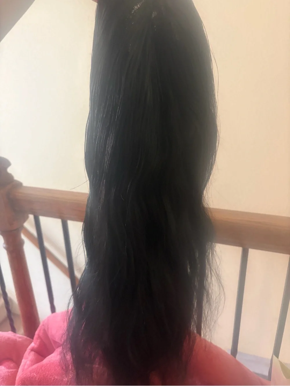 Black Human hair 26 inch body wave wig  ONLY WORN ONCE!